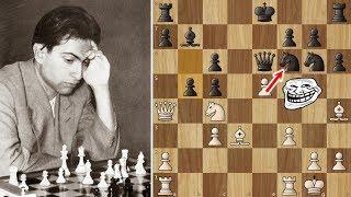 Mikhail Tal gets a KISS for a Brilliant Move! - Misha Impossible