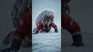 Meet the HERO Polar Bear Who Saved an Arctic Explorer! Fights a Deadly Hidden Threat! #rescue #bear