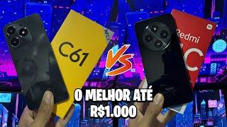 Realme C61 vs Redmi 14C - Qual é o MELHOR por R$1000? TESTEI OS DOIS!!!