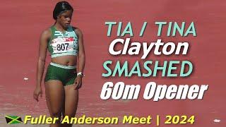 Tia Tina Clayton Twins Return with a BANG over the 60m Opener | Fuller Anderson 2024