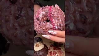 DONUT REVIEW TRYING SIDECAR DOUGHNUTS  #donuts #foodreview #foodie #eating #dessert #shorts