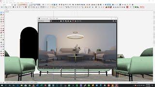 Interior Rendering Settings in Sketchup 2017 & Vray 3.4 Tutorial #14 With Post Production