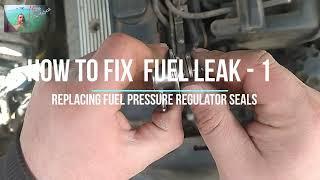 How to repair or replace  fuel pressure regulator on BMW E39.