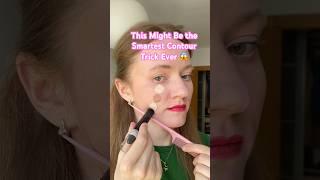 This Might Be the Smartest Contour Trick Ever  #makeup #beauty