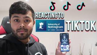 Reacting to University of Nottingham TikToks | Mahel Khan