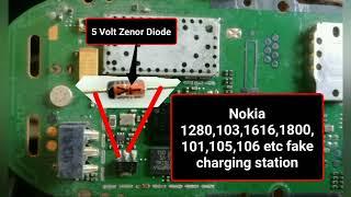 Nokia 1280,103,101,1616,1800,105,106 etc fake charging solution | Nokia no storage new trick