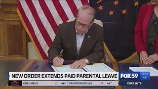 Braun signs new order that strengthens parental leave for Indiana employees