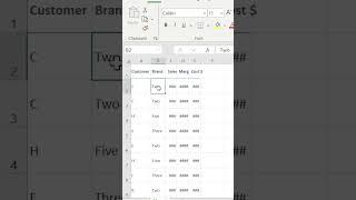 How to Autofit in Excel with Shortcuts #shorts