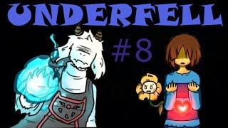 Underfell RUS : Битва с Ториель (Часть 8) (Undertale comix dub)