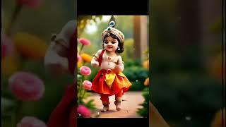 jai shree Krishna #Krishna #shortsfeed #radheshyam#haremurari #cutebaby #laddugopal#virndavan #