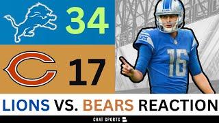 Lions Rumors & News After 21-20 Win vs. Bears | Jared Goff, Jameson Williams & Dan Campbell