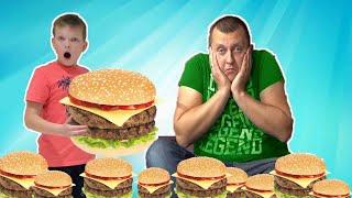 KFC и BURGER KING VS Обычная ЕДА. Брос Шоу