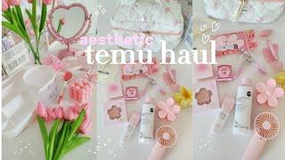 back to school Temu haul room decor, makeup, items essentials