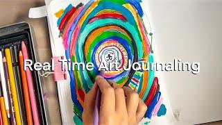 A Chill Day of Art: real time art journaling