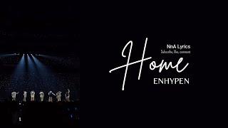 [Karaoke] ENHYPEN (엔하이픈) - HOME | with Eng lyrics