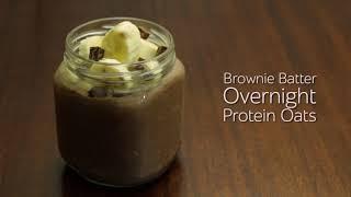 Brownie Batter Overnight Protein Oats