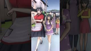 Ryoba's Childhood vs Ayano's Childhood! (Yandere Simulator) #shorts
