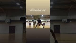 15 Minutes a day. Keeps the turnovers away. #basketball #ballhandling