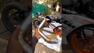 Akrapovic Full System Exhaust In Ktm Rc 390 Bs3 ‍ #trending #ktmmodification #ktmrc390