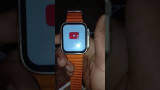 Youtube in t800 ultra smart watch #beat #bass #music #instrumental #backgroundmusic #smartwatch