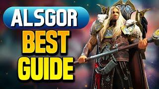 ALSGOR CRIMSONHORN | TOP TIER HEALER & BLOCK DAMAGE CHAMP! (Build & Guide)