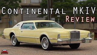 1976 Lincoln Continental Mark IV Review - Let's Talk 1970's Luxury...