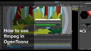 How to use ffmpeg in OpenToonz for Mac