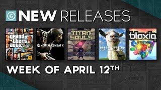 Mortal Kombat X, Grand Theft Auto V for PC, Titan Souls, Goats - New Releases