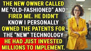 Fired for Being “Old-Fashioned,” She Owned the Patents Behind His $3M Tech Investment