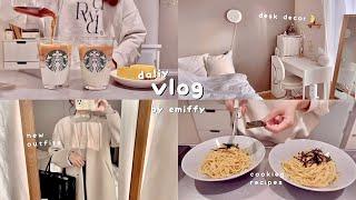 office worker's daily vlog ‍ grwm, pollock roe pasta, pork cutlet set meal  date‍‍