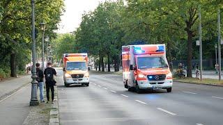 Parallel Fahrt 2er RTW der Berliner Feuerwehr beim CSD23Berlin!