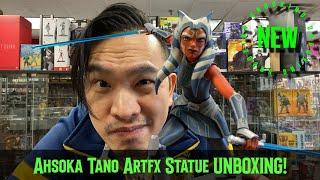 Artfx Ahsoka Tano 1/7 Statue Unboxing (Model Kit) Kotobukiya