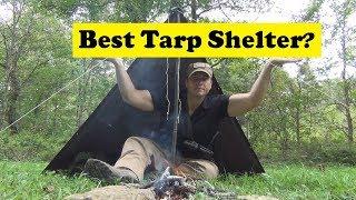 The Best 6x8 Survival Tarp Shelter? (Plow Point)