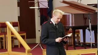 Installation of Liam Beattie at Wisbech Citadel