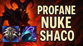 Profane Nuke Shaco - Season 15 Emerald Ranked [League of Legends] Full Gameplay - Infernal Shaco