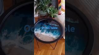 How to make an EPOXY OCEAN TABLE #smola #table #ocean #resinart #epoxy