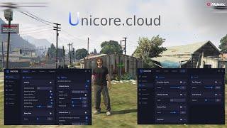 ОБЗОР ПРИВАТНОГО ЧИТА UNICORE.CLOUD ОТ САМОГО GAZOVATORA | RU | 4K #majestic #unicore #cheats