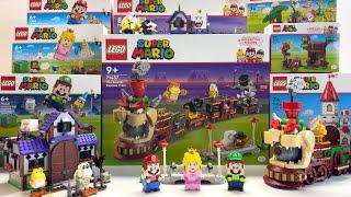 Super Mario Bros LEGO Unboxing Review | Bowser Express Train | King Boo's haunted Mansion |Roy Koopa