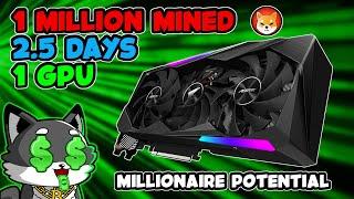 RTX 3060Ti Millionaire Potential | GPU Mining SHIBA