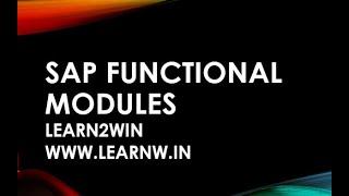 sap functional modules | sap no coding modules | sap without coding modules