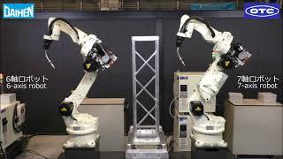 Full circumferential welding with a 7 axis robot // NCI x OTC Daihen