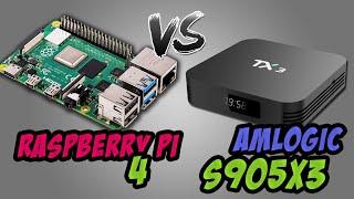 Raspberry Pi 4 vs Amlogic S905x3