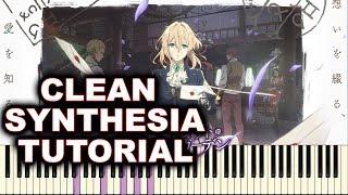 Violet Evergarden OST - Violet Snow | Piano Tutorial | PianoPrinceOfAnime