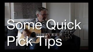 Some Quick Pick Tips | Tom Strahle | Easy Guitar | Basic Guitar