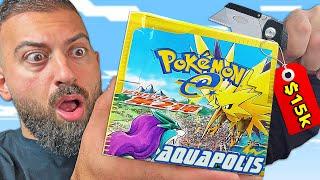 What's Inside a $15,000 AQUAPOLIS Pokemon Box!?