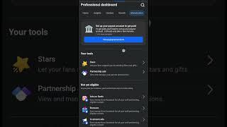 set up your payout Facebook || #everyone #vairalshort
