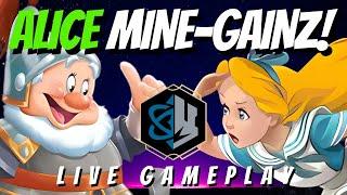 ALICE & DWARF MINE!?! | Emerald Steel | Lorcana Live Gameplay