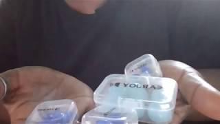 Unboxing of earplugs