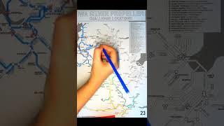 IWA Silver Propeller Challange Map #minimallist #silverpropeller #colourthecut