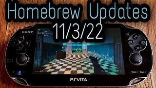 Ps Vita Homebrew Updates  - 11/3/22